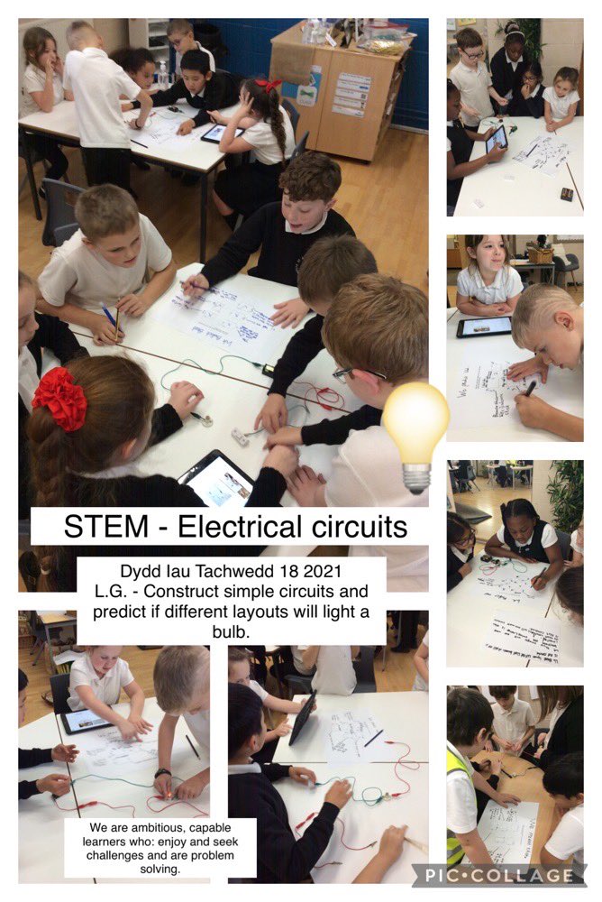 MissHoward24's tweet photo. Science enquiry in 4MH looking at electrical circuits! @5tAndrews @sapsyear4 #SAPSSTEM https://t.co/bVJ2QttePn