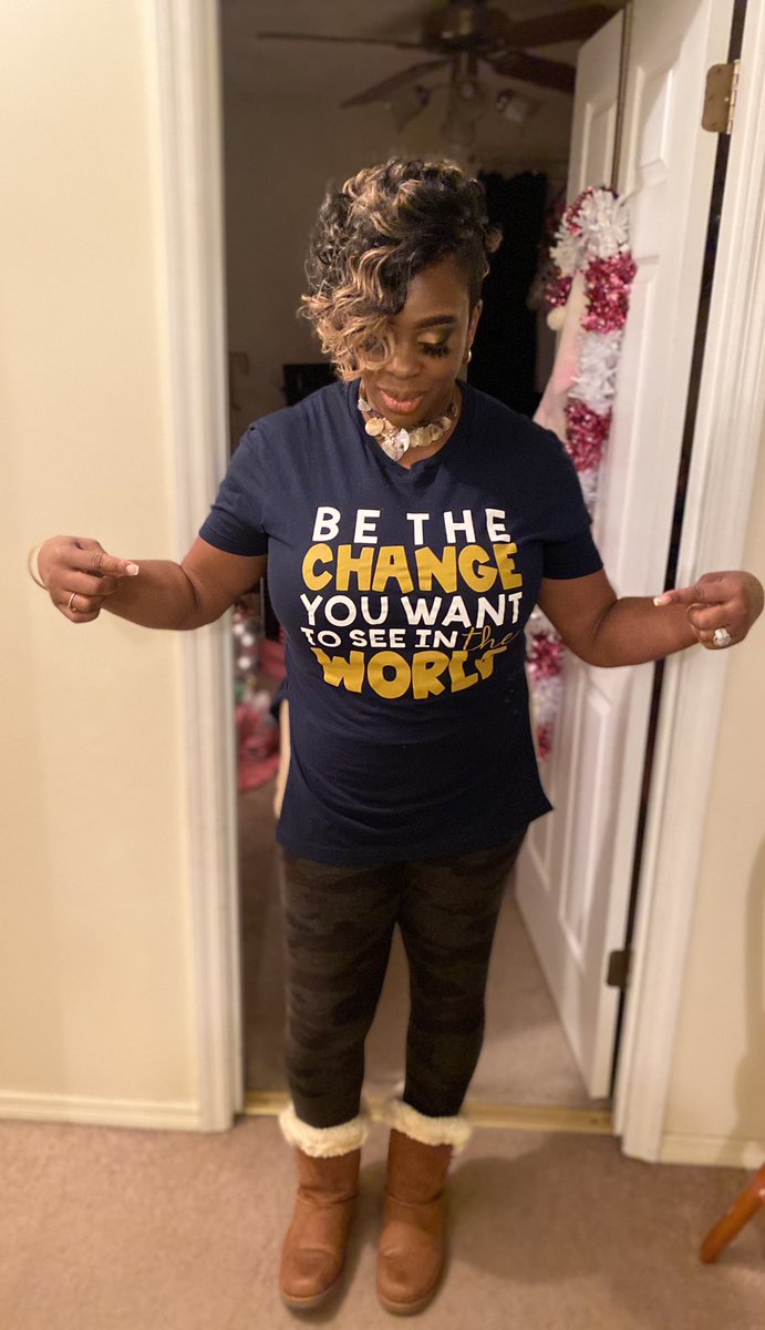 “Be the Change You Wish to See in the World” Mahatma Ghandi💙💛#change 
Principal Bland💋
