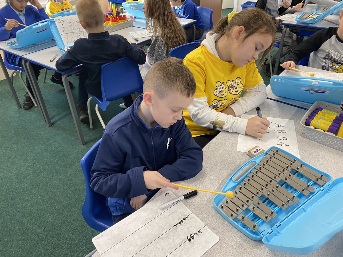 class_5p's tweet photo. We have been composing our own music this morning. 🎶 https://t.co/NwiBCr9sDV
