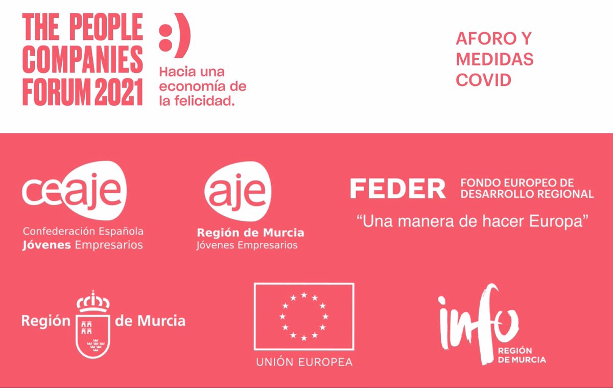 RegMurciaBrux's tweet photo. #RegionofMurcia #StartupRegion
👉 With the support of #EUfunds 🇪🇺 #ERDF
#PCF21 #ThePeopleCompaniesForum #Startup #ScaleUp #Entrepreneurship https://t.co/hecLsh5r4M