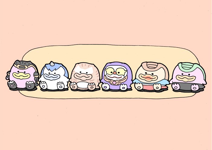 いままで描いたモッチー 