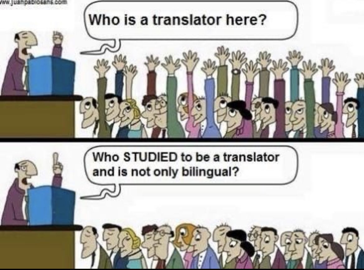 If they would at least manage both languages really… it wouldn’t hurt that much! #translation #xl8 #t9n #l10n #MT #translatorslife #t9njobs