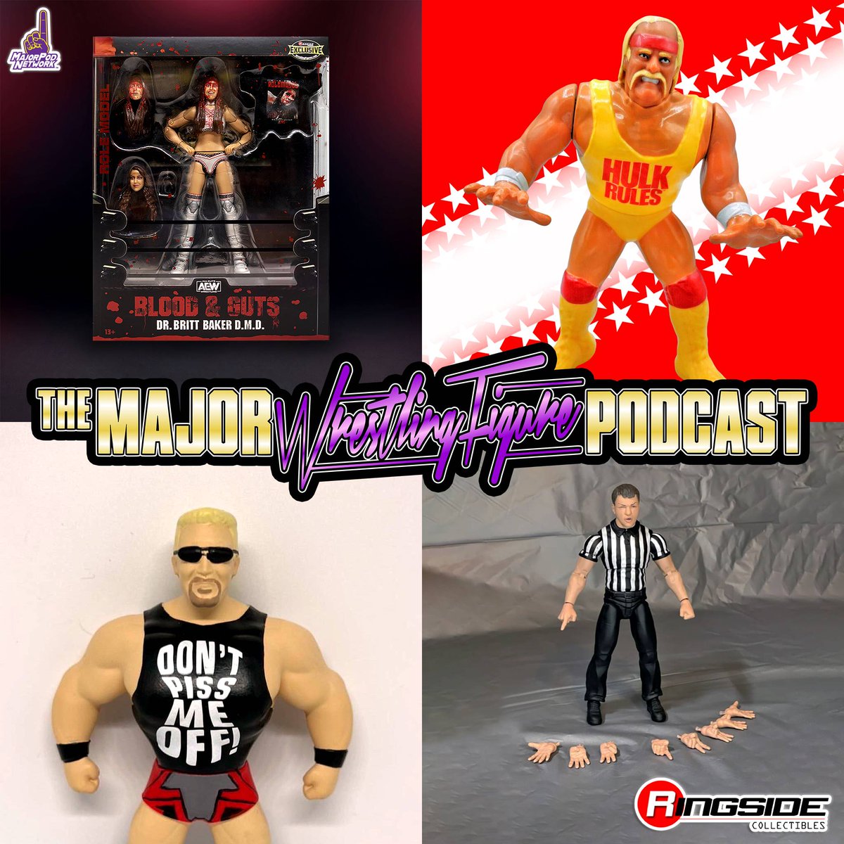 DOWNLOAD THE LATEST EPISODE OF <a href="/MajorWFPod/">The Major Wrestling Figure Podcast</a>! <a href="/MajorPodNetwork/">MAJOR POD NETWORK</a>

<a href="/Myers_Wrestling/">Brian Myers</a>, <a href="/MarkSterlingEsq/">“Smart” Mark Sterling, Esq.</a>, <a href="/TheMattCardona/">Matt Cardona</a>, &amp; @DylanPostl discuss new #AEW reveals, favorite '81–'96 Hogan, #MajorBendies <a href="/MyWorldPod/">My World with Jeff Jarrett</a>, <a href="/SquaredCircleNJ/">Squared Circle Toys</a>, &amp; more!

RT TO ENTER TO WIN PRIZE FROM <a href="/RingsideC/">Ringside Collectibles</a>!
