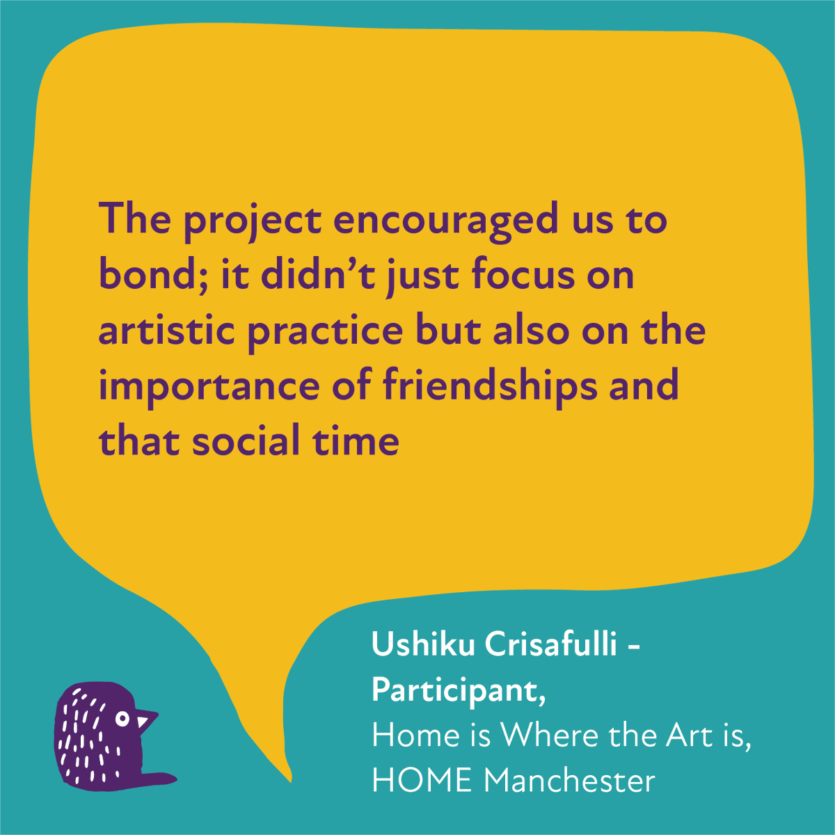 40 art centres, 38 artists, 16 cultural organisations, 453 co-creators and 2537 participants have shaped #HereandNow2020 projects for their local communities from South Shields to Exeter! Here’s what they had to say about taking part …