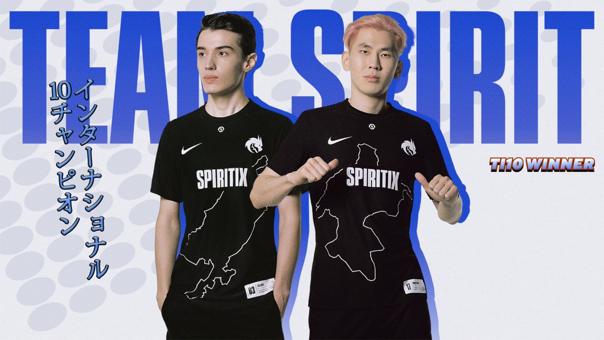 Introducing the TI10 Winner Limited Edition Jersey 🔥

Get yours now at shop.teamspirit.ru

#SPIRITIX