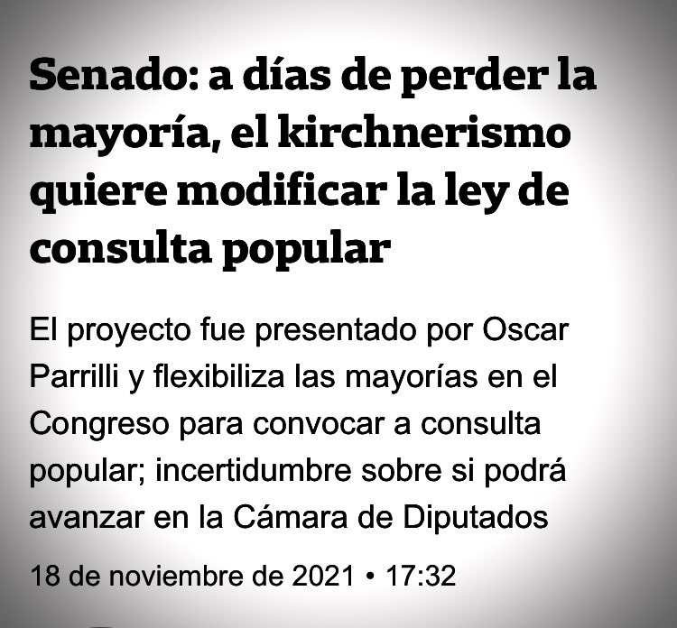 La última vez que el Kirchnerismo usó la consulta popular fue para reformar la Constitución por segunda vez y así perpetuarse en el poder en Santa Cruz y eliminar la representación de las minorías con el engendro del “Diputado por Pueblo” #Memoria Señores, no sean ingenuos!