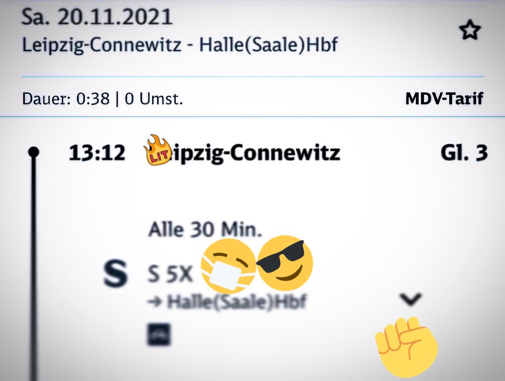 monitor_mermore's tweet photo. Gemeinsame Anreise morgen aus #Leipzig-#Connewitz um 13Uhr, S-Bahn-Station #Cnnwtz und wir nehmen dann den 1312er! von Gleis 3! Klar oder…
Maskiert euch freundlicherweise und bleibt zu Hause wenn ihr eine Gefahr für andere seid! https://t.co/sn4lMjKlLk