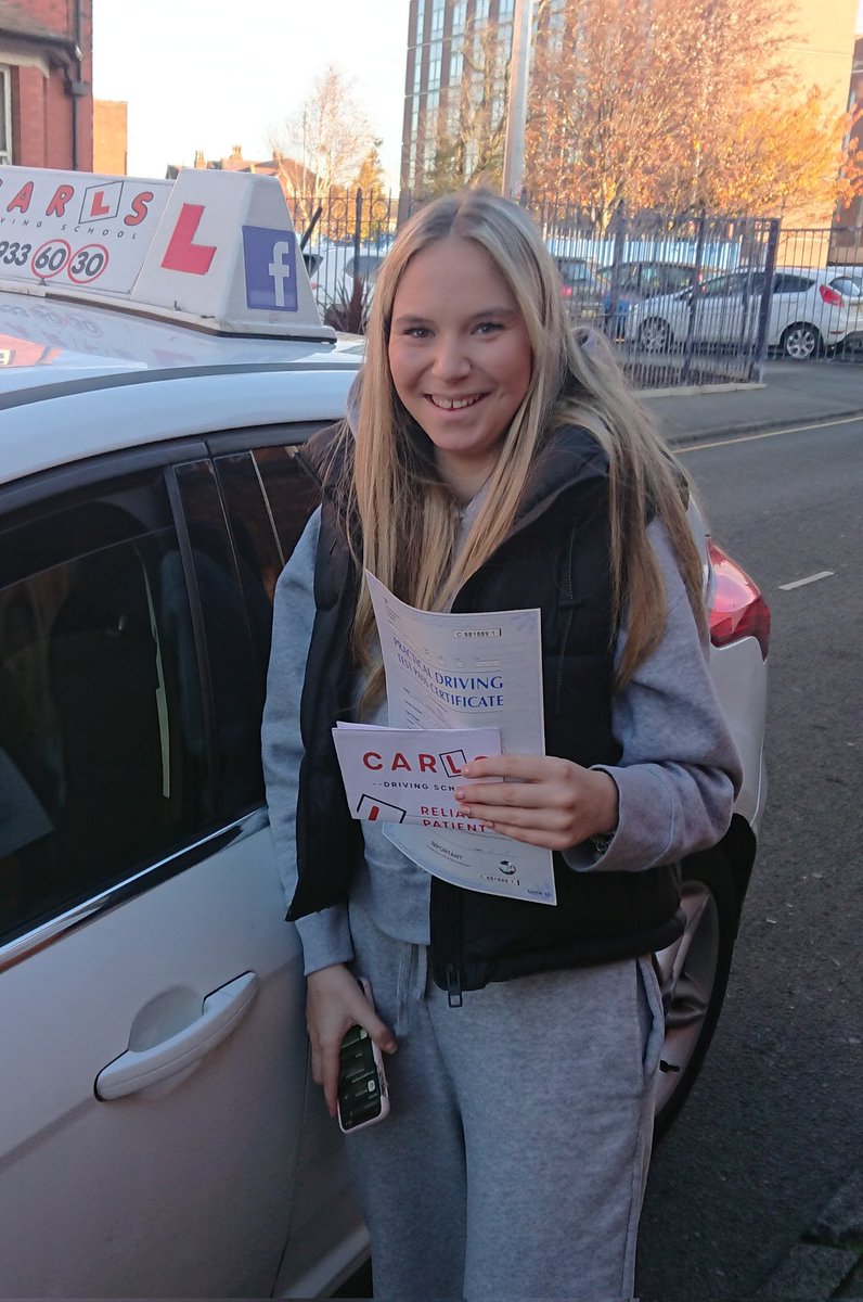 Big congratulations to lilly Griffin on passing her driving test today with #carlsdrivingschool at the first attempt. Fantastic drive today well done. Keep safe. #carlsdrivingschool #crosbybubble <a href="/carlsdrivingsch/">Carls Driving School</a> Crosby Bubble