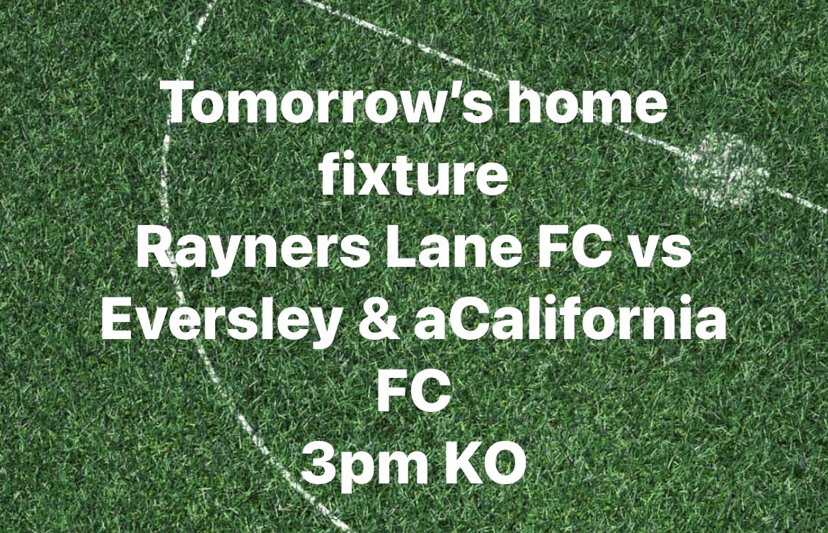 TitheFarmClub's tweet photo. @RaynersLaneFc @EversleyCaliFC https://t.co/Ud6lg5UAtD