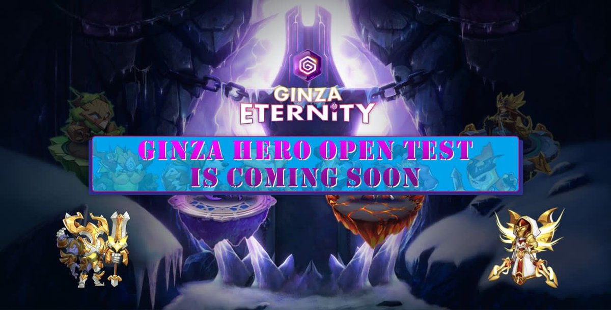 Exclusive Ginza Hero Open Test Coming Soon🚀

#Ginzaeternity #PlayToEarn #Defi #Gamefi  #Pancakeswap #BSC #Comingsoon