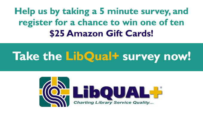Last day for a chance to win a $25 Amazon Gift card! Take this short survey and you can help us to help you!     library.calu.edu 
#caluofpa #Survey #giftcards
