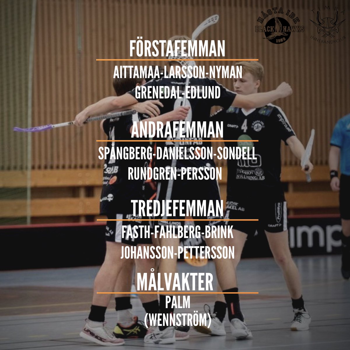 Dagens uppställning, nu kör vi!🦅