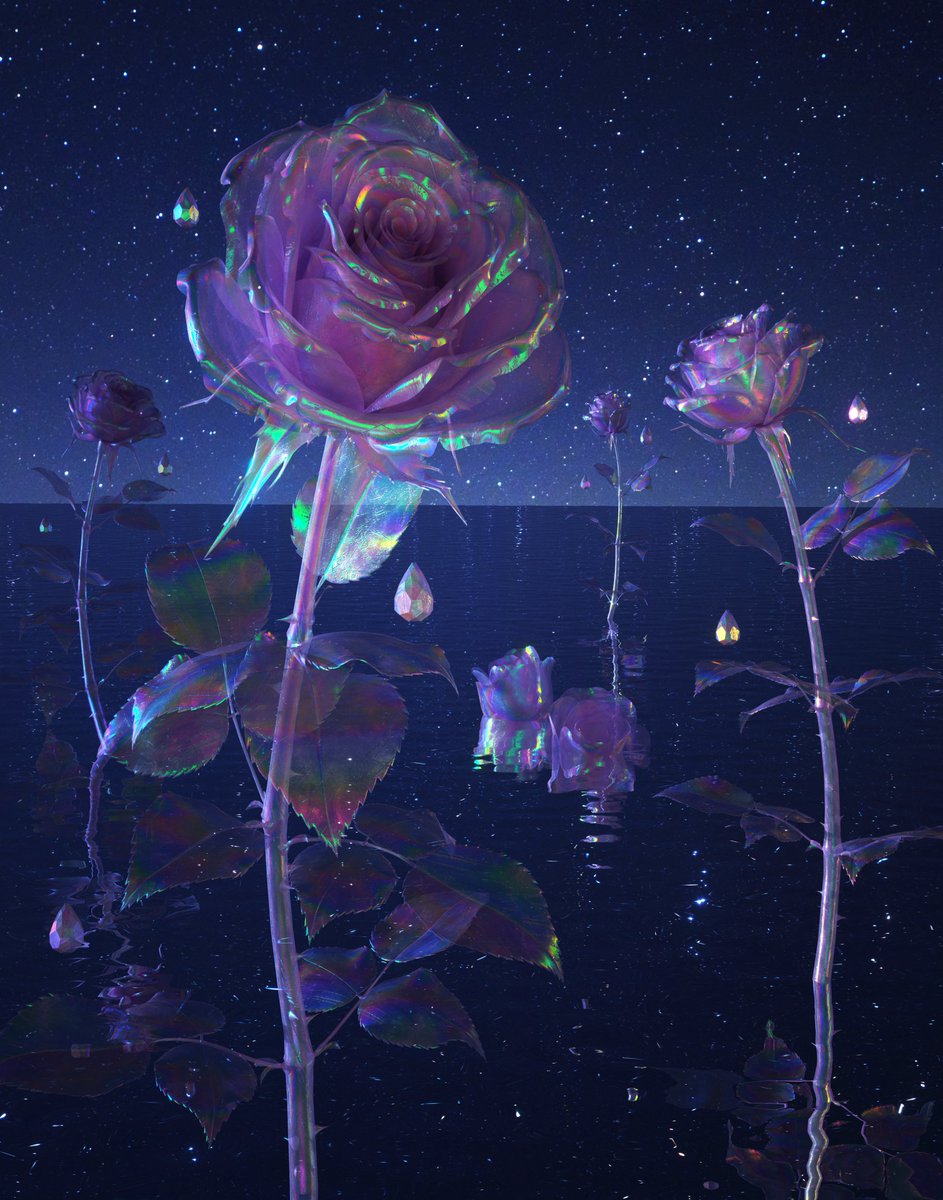 ETERNAL BLOOM COLLECTION💜💫
Now live on <a href="/opensea/">OpenSea</a> ✨
#digitalart #nft

opensea.io/collection/ete…