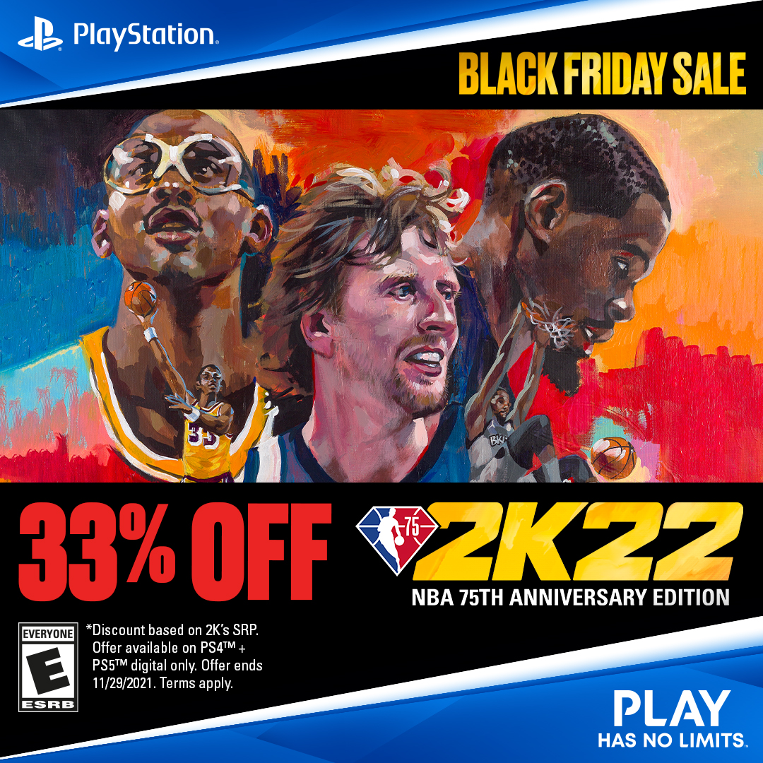 NBA2K's tweet photo. #NBA2K22 is on sale for a limited time now https://t.co/ilFd479iwk