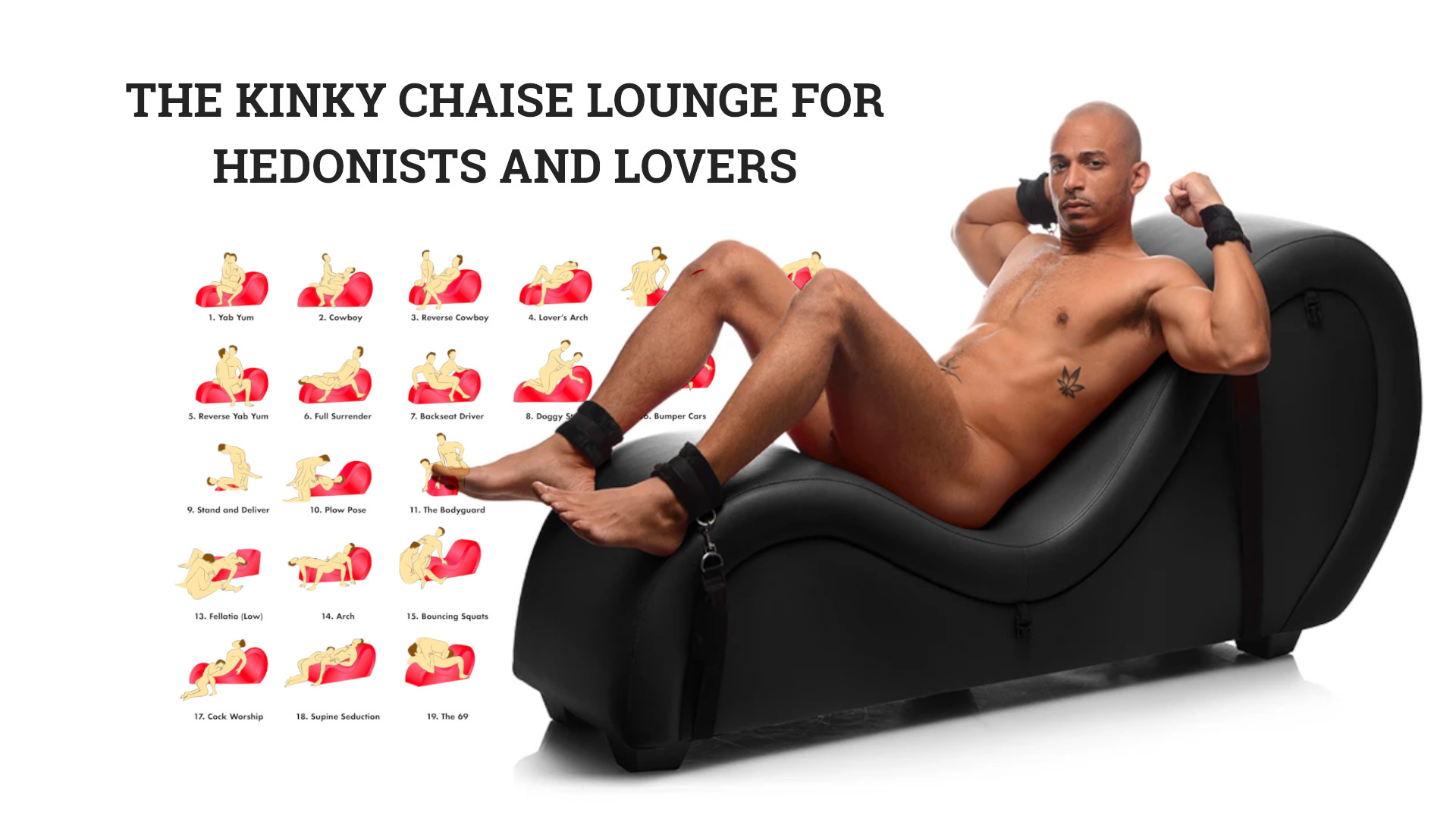 A chaise lounge for kinky fun