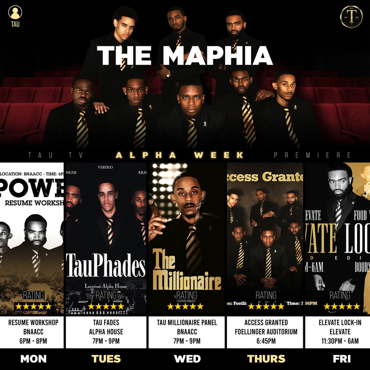 TAU1917's tweet photo. The MaPHIa is coming and bringing to you a Alpha week full of events! Join us from Monday November 29th till Saturday December 4th 2021 as we bring to you an enjoyable Alpha Founder’s Week🤙🏾 https://t.co/L75yxMzOnH