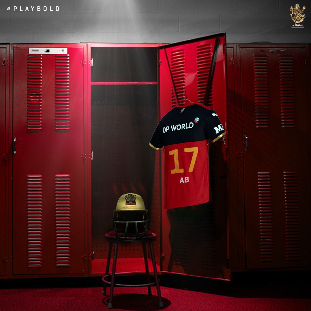 RCBTweets's tweet photo. The No. 1️⃣7️⃣ will always be etched in our hearts. 😍

#PlayBold #ThankYouAB #WeAreChallengers https://t.co/Mvnu6tau2i