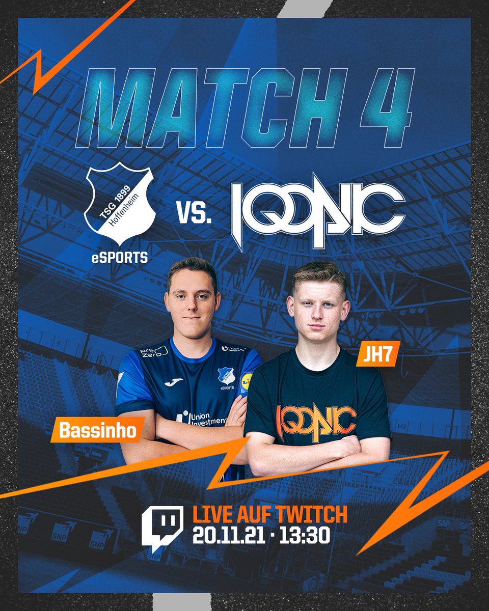 tsg_esport's tweet photo. Die Begegnungen und Anstoßzeiten sind da 🎮🔥
⬇️checkt unten alle Partien ab!
Alle vier Spiele des eFriendly 🆚 @IQONICgg werden auf unserem Twitch Kanal gezeigt 👾
https://t.co/lgwHmMhEeg
#tsgesports #efriendly #fifa22 https://t.co/2NGZHay7Cr