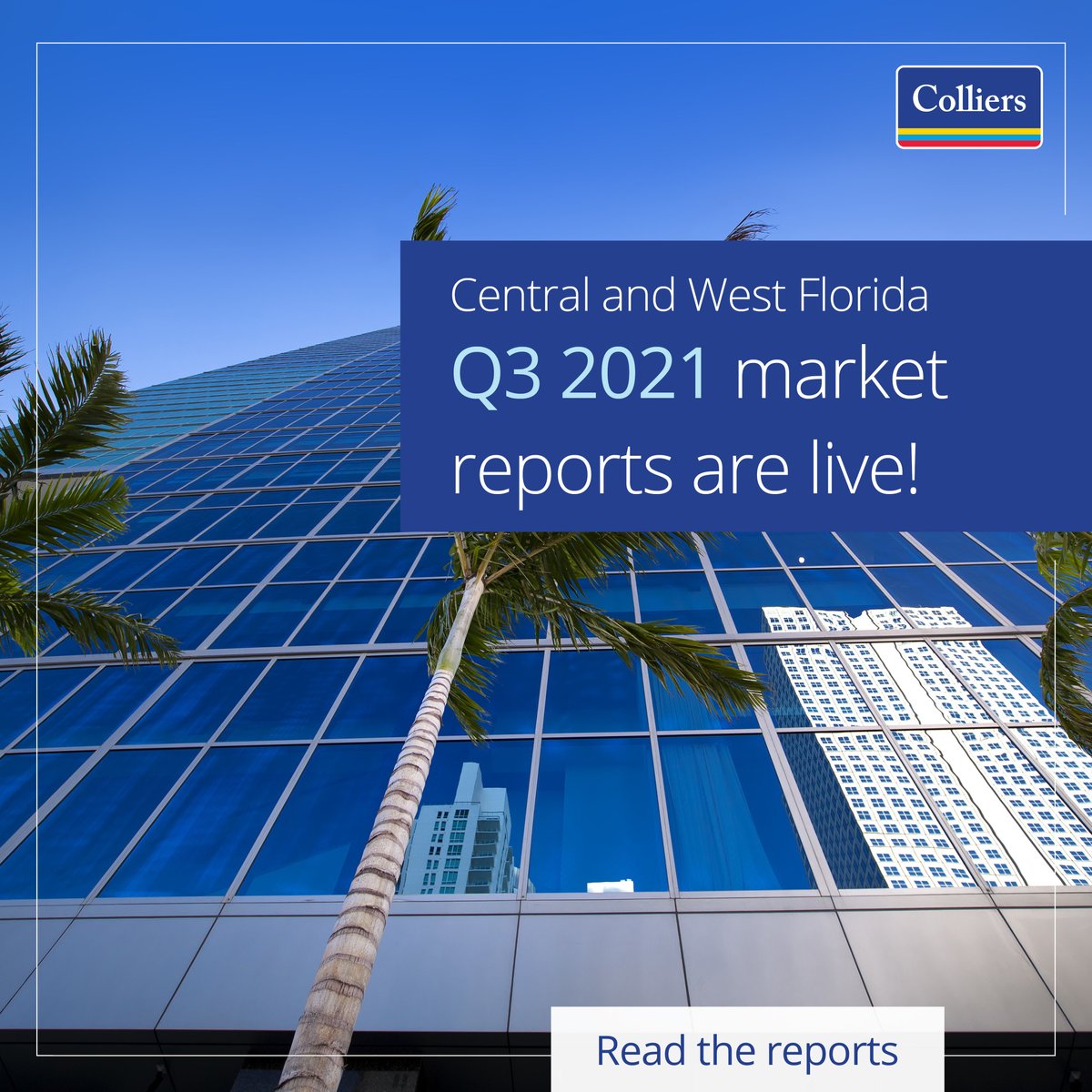 ColliersFtMyers's tweet image. Market Reports are live! Download your copy today: bit.ly/3CwLBBx 

#Colliers #marketrends #cre #centralflorida #westflorida #southwestflorida #florida #office #industrial #retail #commercialrealestate