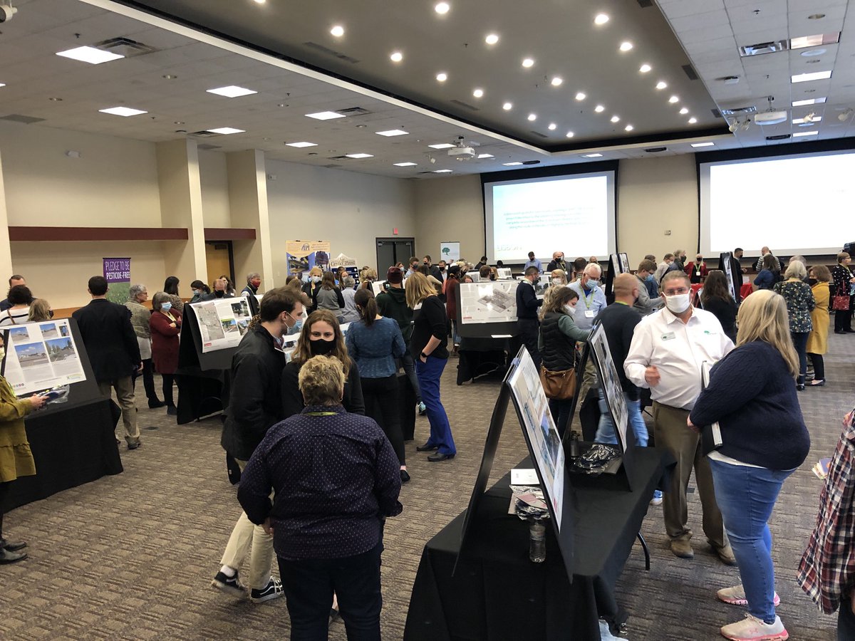 Trees_Forever's tweet photo. Inspiring content so far at the #ILRCelebration in Ames! Keynote speakers James and Deb Fallows discussed their experiences visiting small towns throughout America and Community Visioning towns are sharing their project and concept design boards. https://t.co/l5qNUDSUTm
