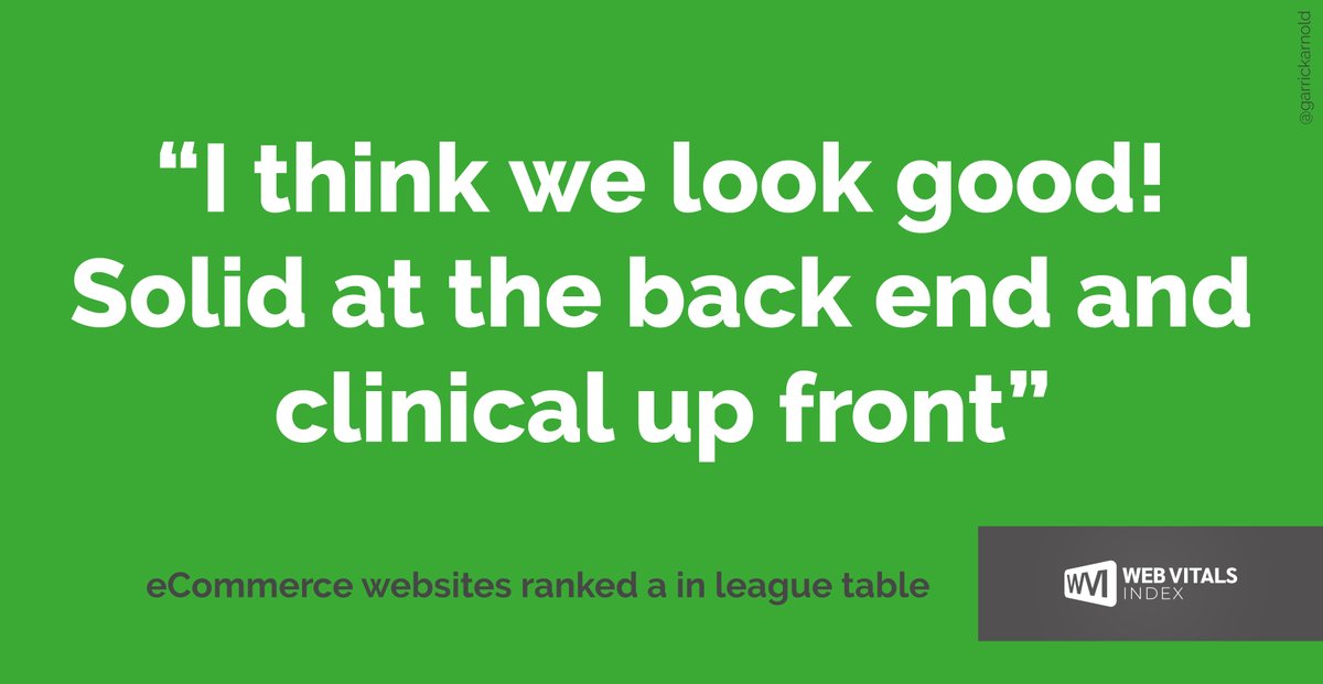 Last minute Fergie Time entry!

<a href="/OneMinuteBriefs/">One Minute Briefs ⏱️</a>
One Minute Brief of the Day: 
Create posters to celebrate the launch of the ‘Champions League’ of eCommerce sites with 
<a href="/WebVitalsIndex/">Web Vitals Index</a>
 #EcommerceChampions