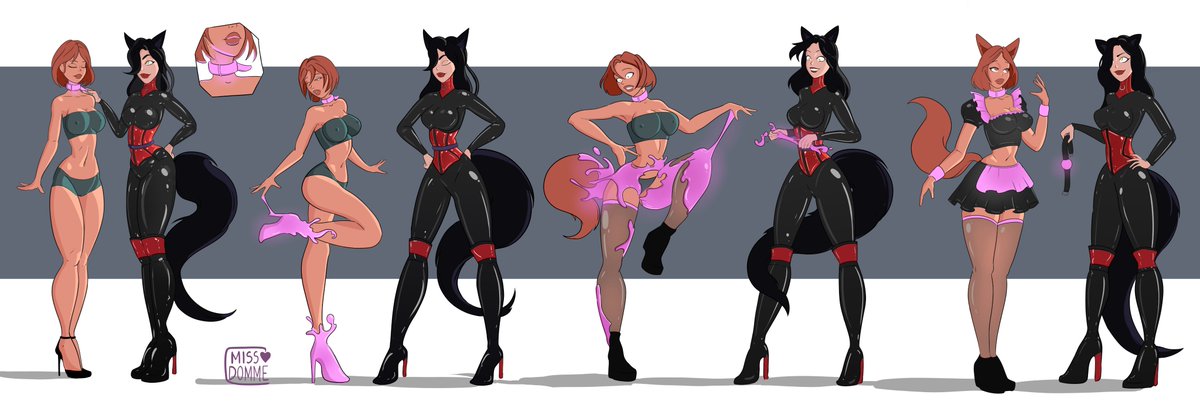 A foxy maid transformation commissioned by <a href="/clsairrifle/">Mr. Smith</a> and <a href="/CableNsfw/">CableNSFW</a> <3