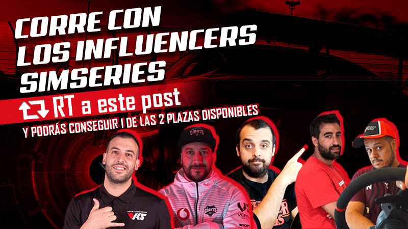 Simseriesnet's tweet photo. ¿Te gustaría correr junto a los influencers de #SimSeries en la carrera de demostración de mañana? 🏎

Estamos repartiendo dos plazas para participar en la previa entre toda la gente que haga RT a este post. ¡Ve calentando motores, que sales! 👀

@HDG_ES @HiperDino_ @LigaCanaria https://t.co/OMd3qV7M5V