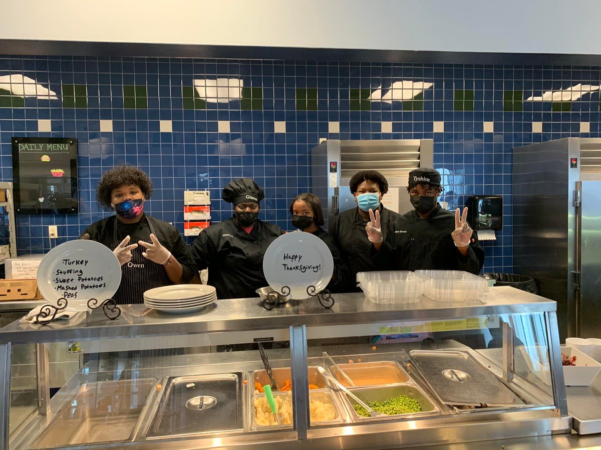 St_GeorgesTHS's tweet photo. One of the many benefits of working in a #VoTech school is having your #CulinaryArts program make you a delicious #Thanksgiving lunch! Thanks so much! ๐๐๐ฆ #CTE #JobReadyDayOne #RealLifeRealLearning #NCCVTWorks https://t.co/zE3GtBQWvq