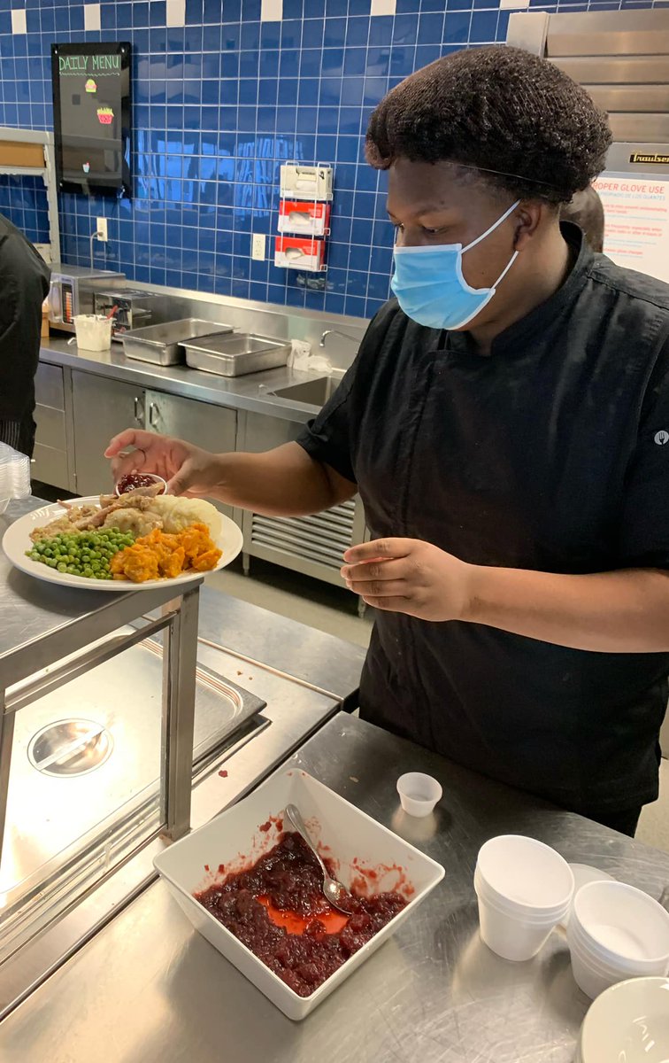 St_GeorgesTHS's tweet photo. One of the many benefits of working in a #VoTech school is having your #CulinaryArts program make you a delicious #Thanksgiving lunch! Thanks so much! ๐๐๐ฆ #CTE #JobReadyDayOne #RealLifeRealLearning #NCCVTWorks https://t.co/zE3GtBQWvq