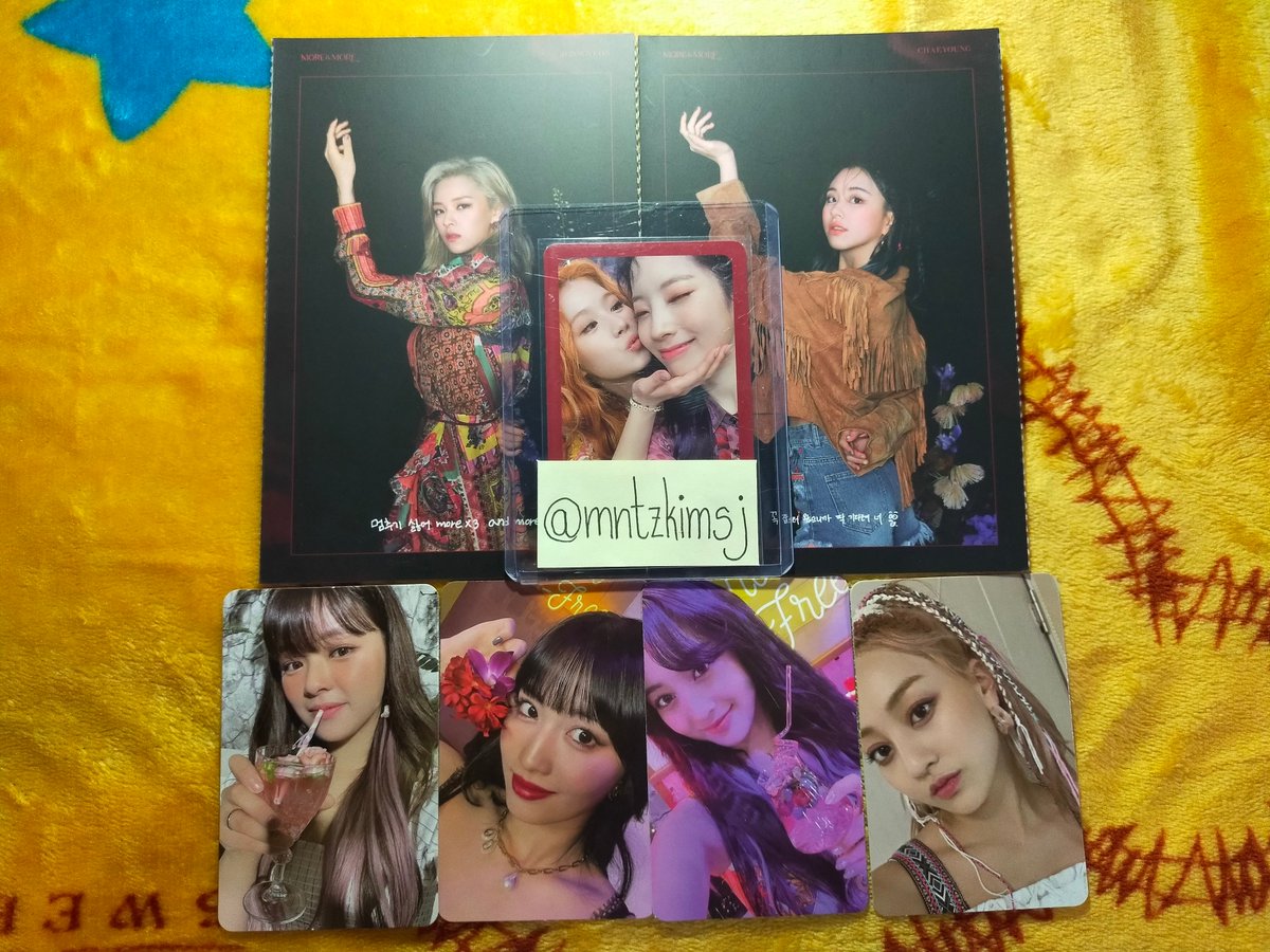 mntzkimsj's tweet photo. wts/lfb

Twice random album photocards - ₱110 each
Mina FOL Lenticular - ₱100
Accordion postcard - ₱50 each

DM or Reply

🏷️ twice nayeon jeongyeon momo sana jihyo mina chaeyoung tzuyu taste of love tol eyes wide open photocards https://t.co/lqNsMEJNaM
