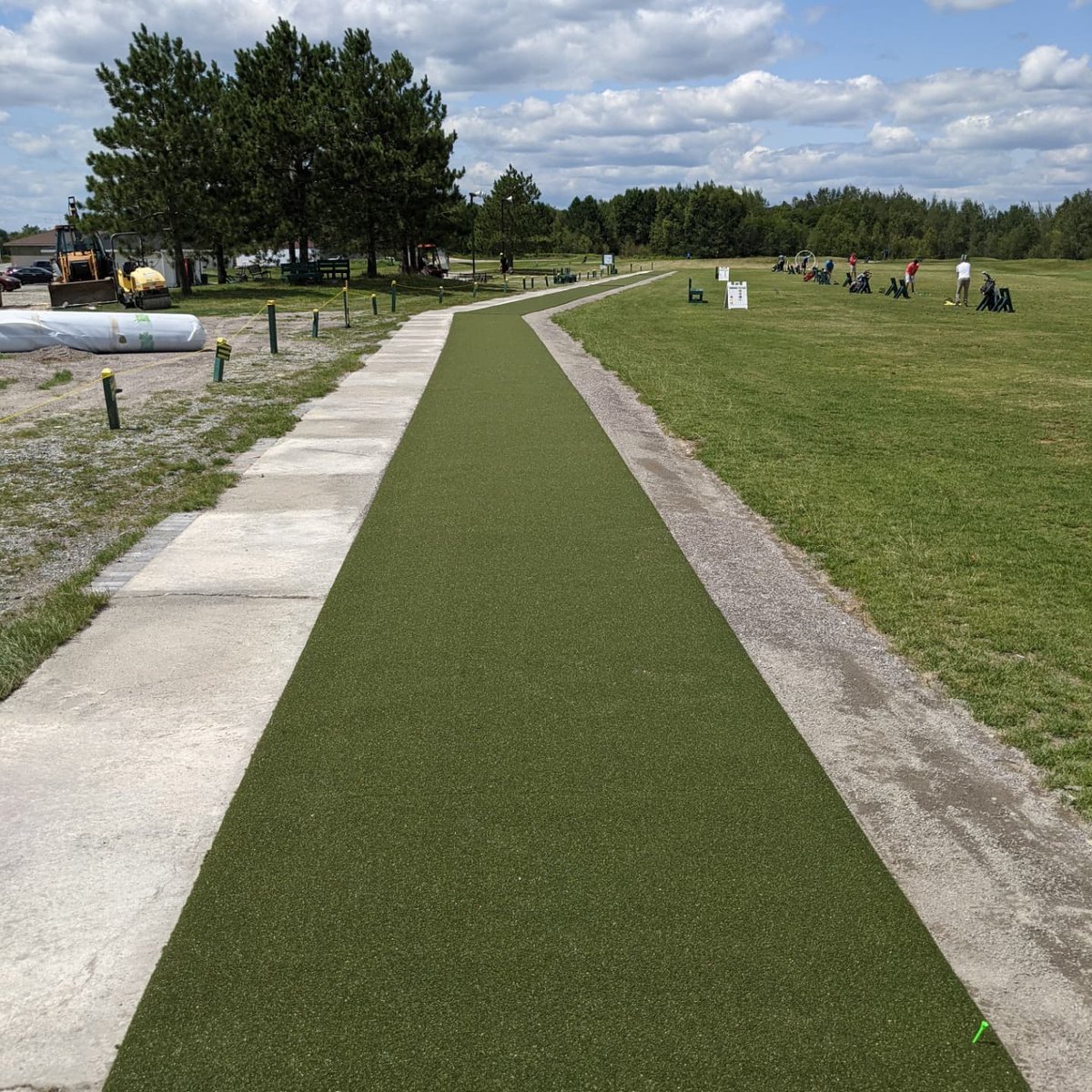 Tee lines, tee lines, tee lines!!!

Visit pelzplayergreens.com to speak to one of our architects and get your tee line project started, installation guarenteed in three days!

#Pelz #DavePelz #ShotStopper #golf #artificialturf #syntheticturf  #PuttingCourse #Tee