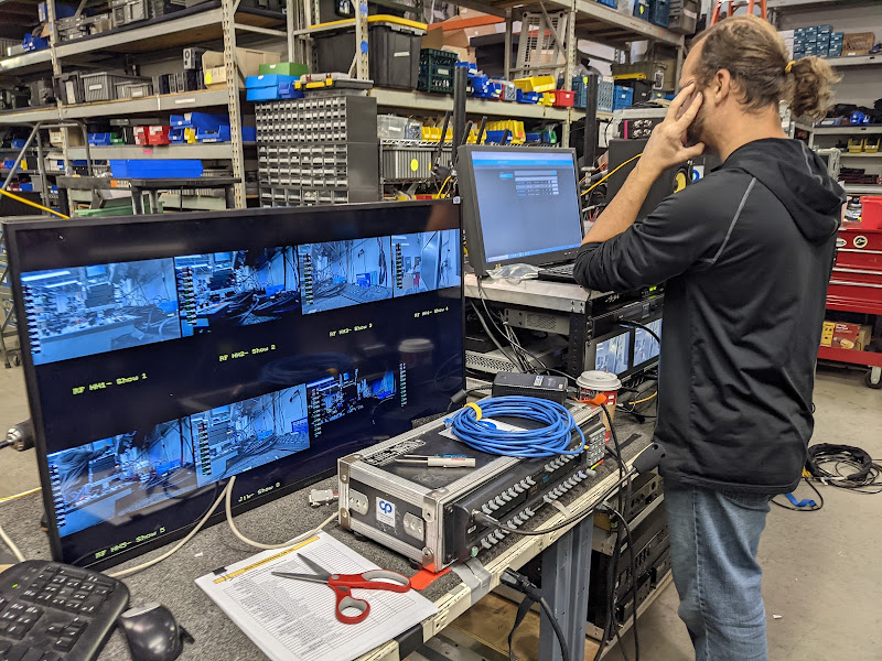CP_Comm's tweet photo. The Macy's Thanksgiving Day Parade is coming back next week, and we are excited to be part of the team bringing coverage of this national tradition to you! We're in our warehouse today, preparing equipment for the big day.  

#cp_comms #redhousestreaming #macysparade  #streaming https://t.co/uxtsCiScDc