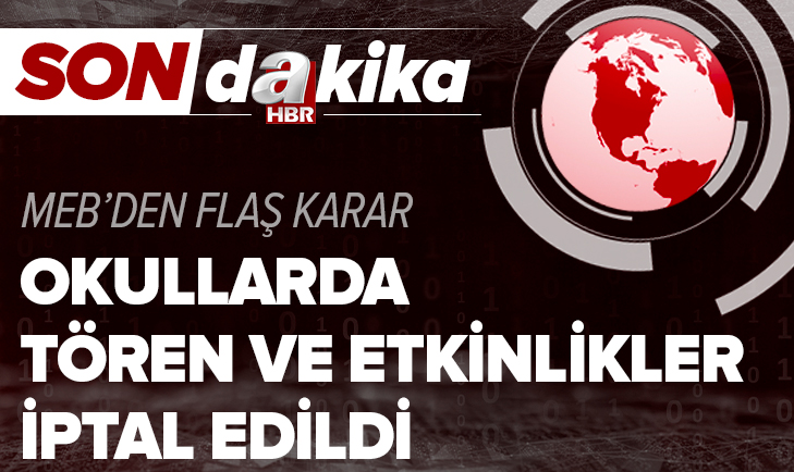 ahaber's tweet photo. #SONDAKİKA MEB'den flaş karar: Okullarda tören ve etkinlikler iptal edildi https://t.co/QK45qsLCa5 https://t.co/xzUMZhcxlO