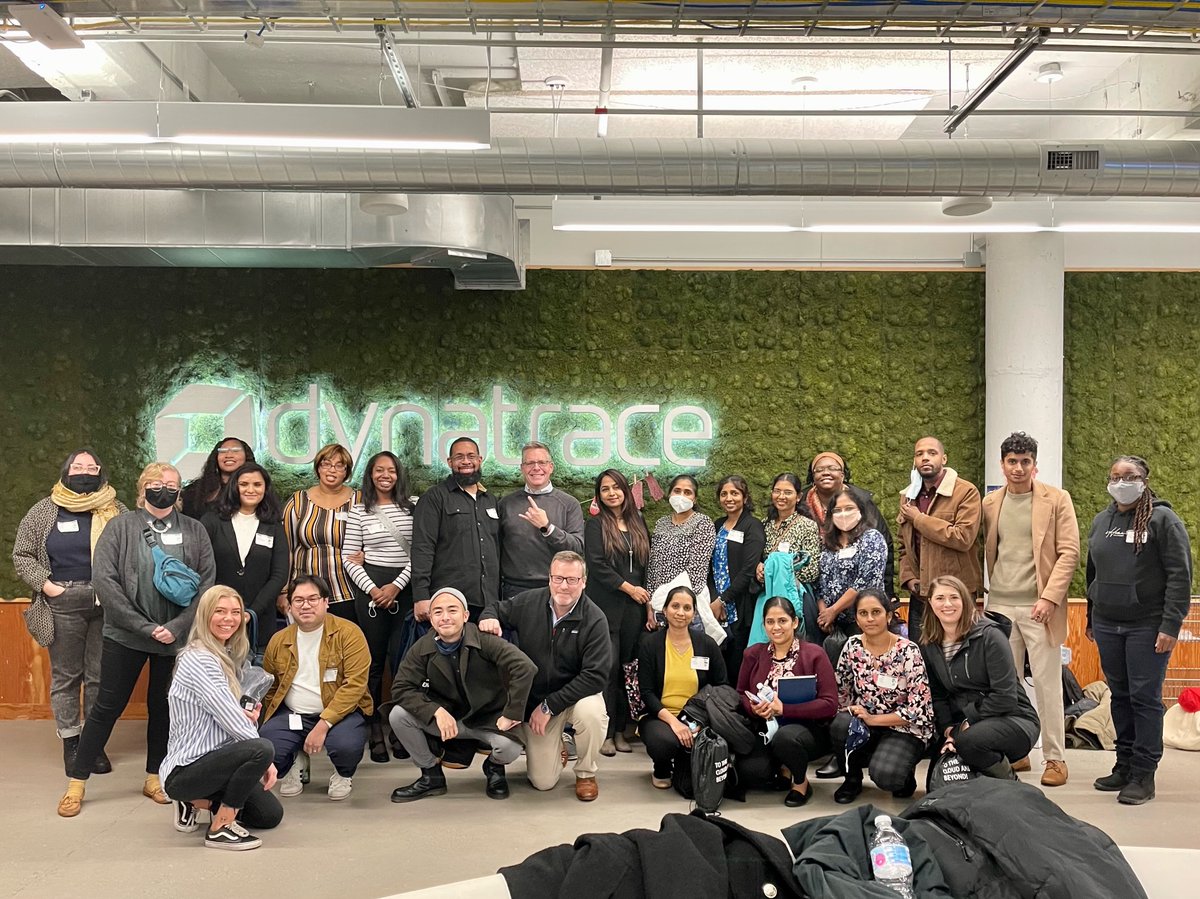 ExperienceITDET's tweet photo. A tremendous thank you to @Dynatrace for giving generously of their space, time and insights Thursday night in Detroit and hosting our students and team members. Great to see everyone in person! https://t.co/aYZDVtP5cd