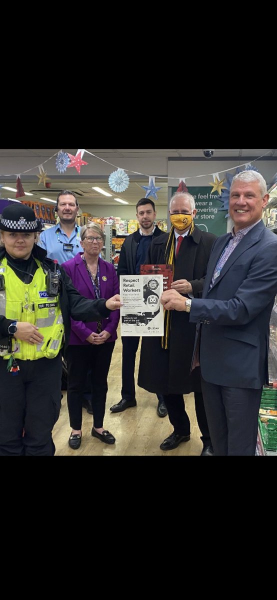 steveall1's tweet photo. Great visits today with police and @DanielZeichner MP in Cambridge.  Discussing the violence and abuse our colleagues face and the need to pass the bill to give Shopworkers additional protection. @CambsCops @MarkWal80246378 @simondryell @KateGraham03 #FreedomFromFear https://t.co/1Ot37iJsNI