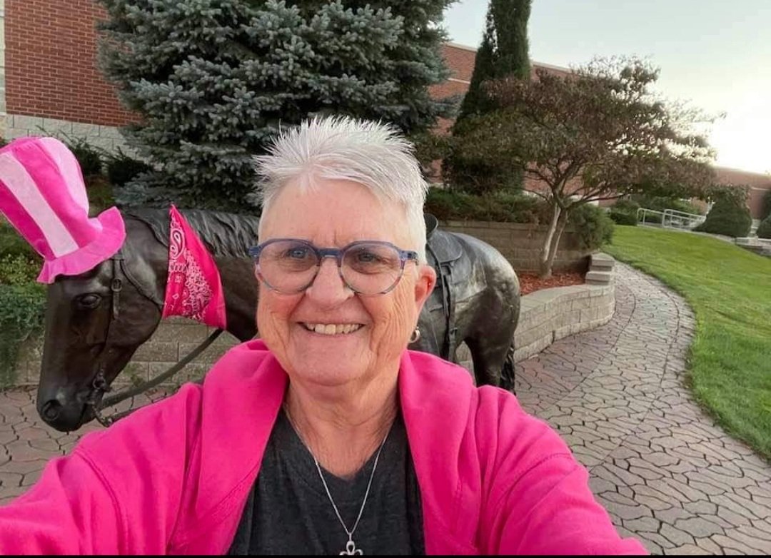 Yesterday, we lost one of our biggest supporters. Brenda John not only was a supporter, but an active one. She attended every event she could. She took many photos with staff, faculty and students. She will be missed by many at Hastings College and in the community.