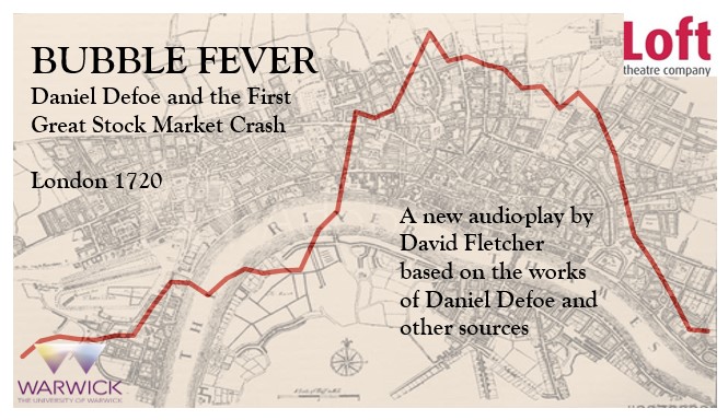 Still a few tickets left for a rehearsed reading (20 Nov. 4pm, Warwick town) of a new play, written by one of Warwick's postgraduates, David Fletcher, about the South Sea Bubble of 1720. Originally planned for 300 years on, but, because of covid, now 301! warwickwords.co.uk/index.php/even…
