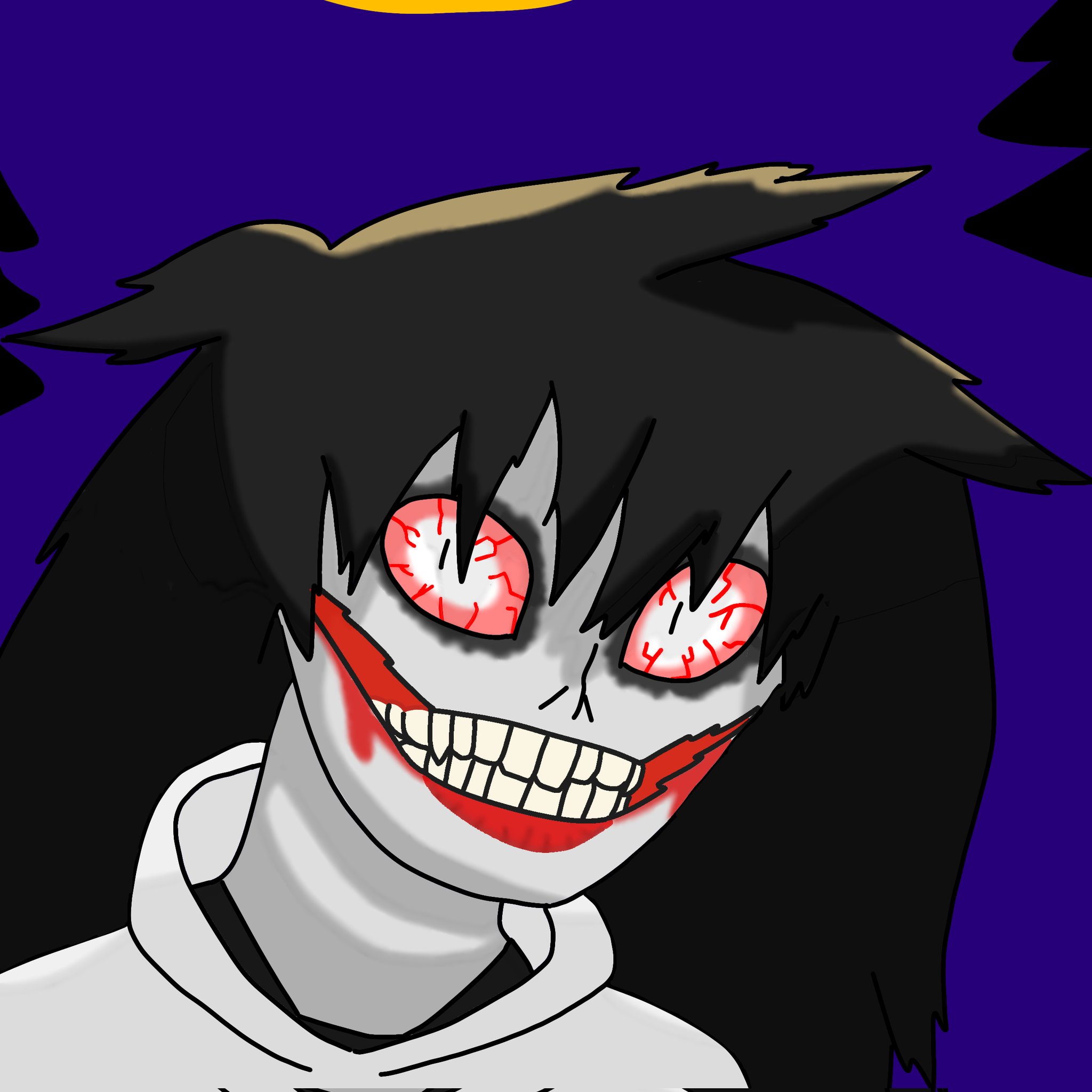 CapNBunBunz on X: Fanart i made of the bootyful Jeff the Killer  #creepypasta #Fanart #art #artistsontwitter  / X