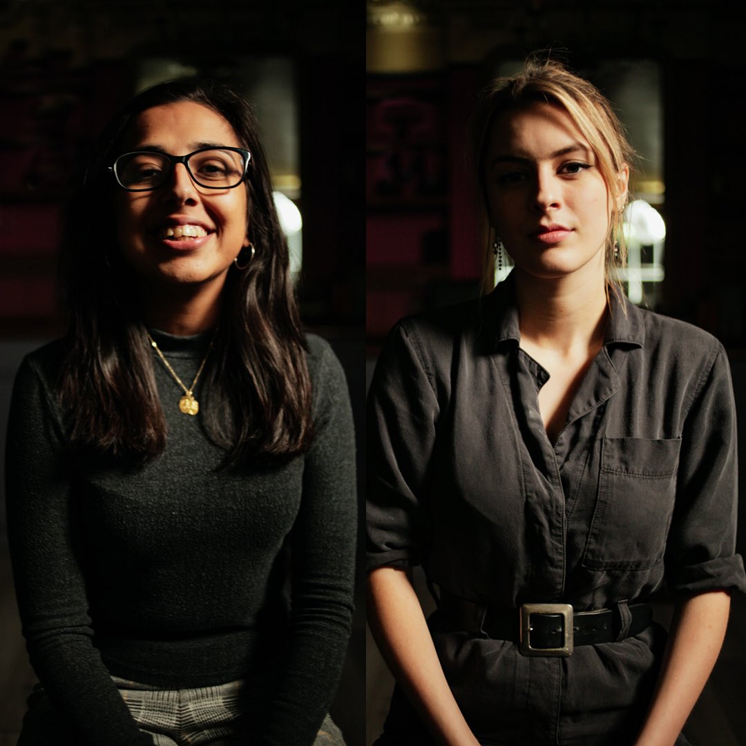 SayItAgainSorry's tweet photo. The wonderfully witty (and hilarious) @tasha96 &amp; @sophiecarolinem will take to the @RosieBTheatre stage this weekend for ‘Not Our Play’.

Last chance now to contribute to the script (anyone can, anonymously).

Script &amp; tickets at https://t.co/jZboAebf0Q

📸 @mannbrosmedia https://t.co/zZ9vFXDLaA