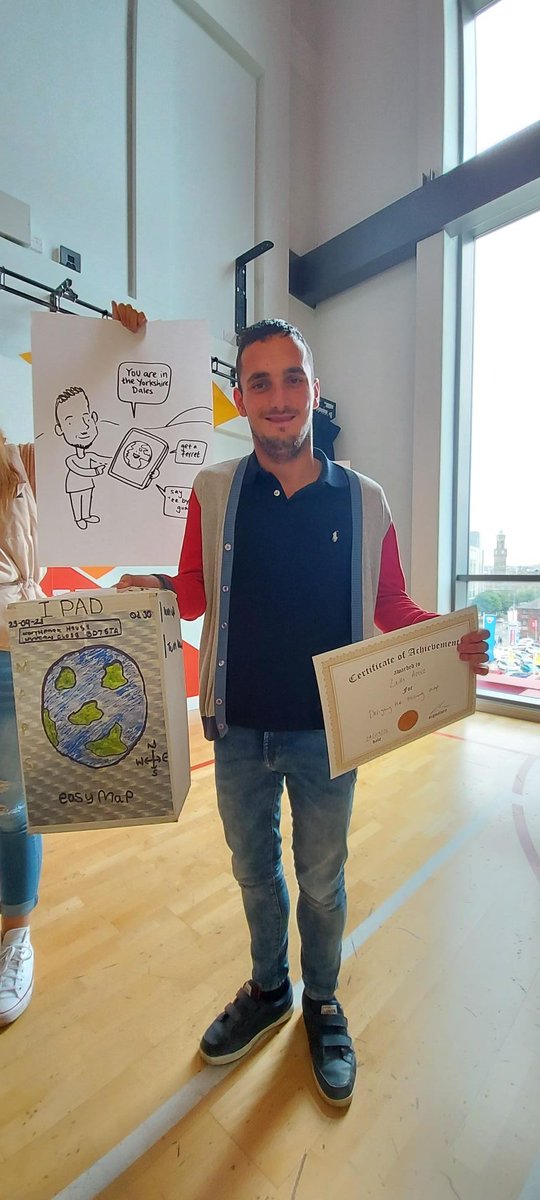 Hftonline's tweet photo. Creativity was in full flow at our recent Voices To Be Heard events, when people we support to met #Hft's #PersonalisedTechnology team, and entered their inventions into a competition to design their own PT.

There were some wonderfully imaginative designs! https://t.co/ttFid6NPh8