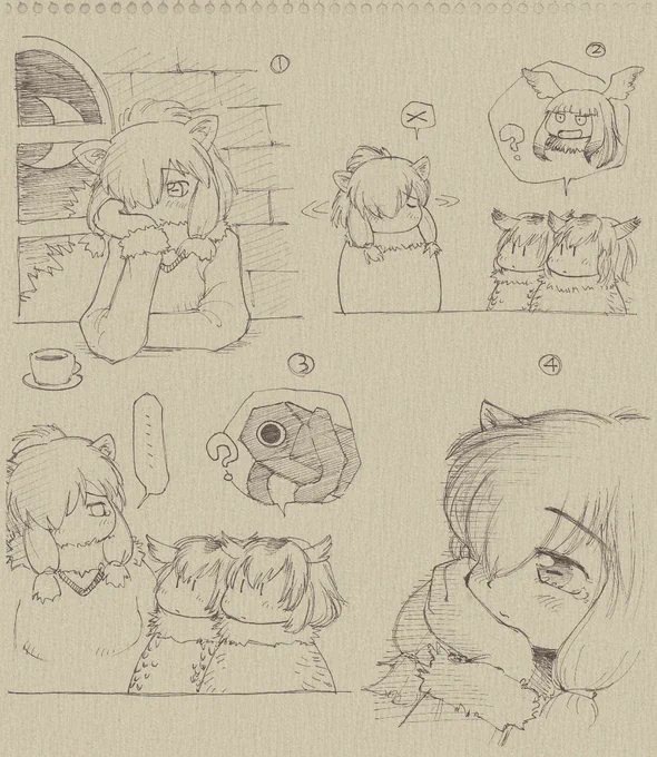 最近は前にも増してけもフレ3のスクショばっかりで 
ホントなんも描いてないですね
まぁそういう時もあるので
しょうがないですね

というわけでトキパカ漫画を再掲します
これは気に入っていたので
後に編集して漫画に仕立て直し増した 