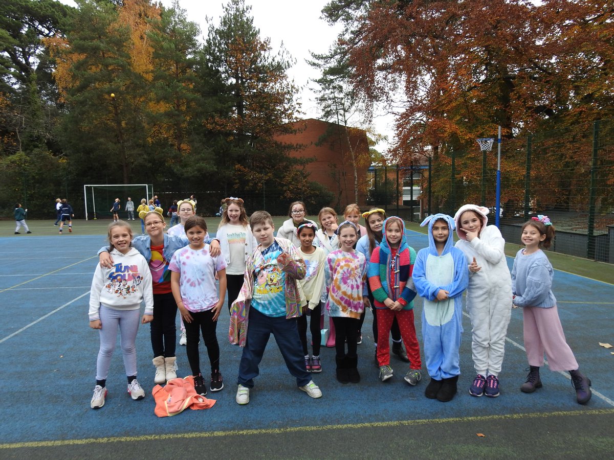 BCSPrep's tweet photo. Pupils at out Prep school have been supporting #ChildreninNeed today, with the theme of their non-uniform day being 'Rainbow' π There were certainly some very colourful looks, and lots of money raised for a fantastic cause! #educationwithcharacter #BCSPrep https://t.co/i0TpwyNnrB