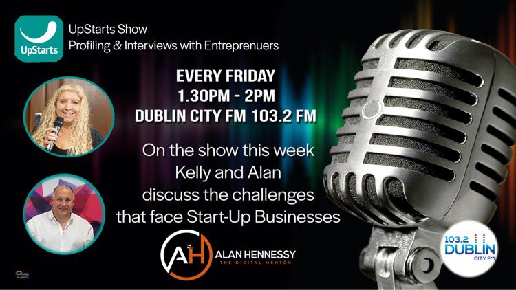 This week, <a href="/UpStarts_ie/">UpStarts</a> we talk about the challenges you face. We would love to hear what your experiences are, and how we can help you find solutions! #Upstartsshow