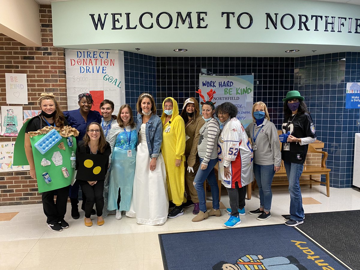 America Recycles Spirit Day. Recycled looks worn by staff.