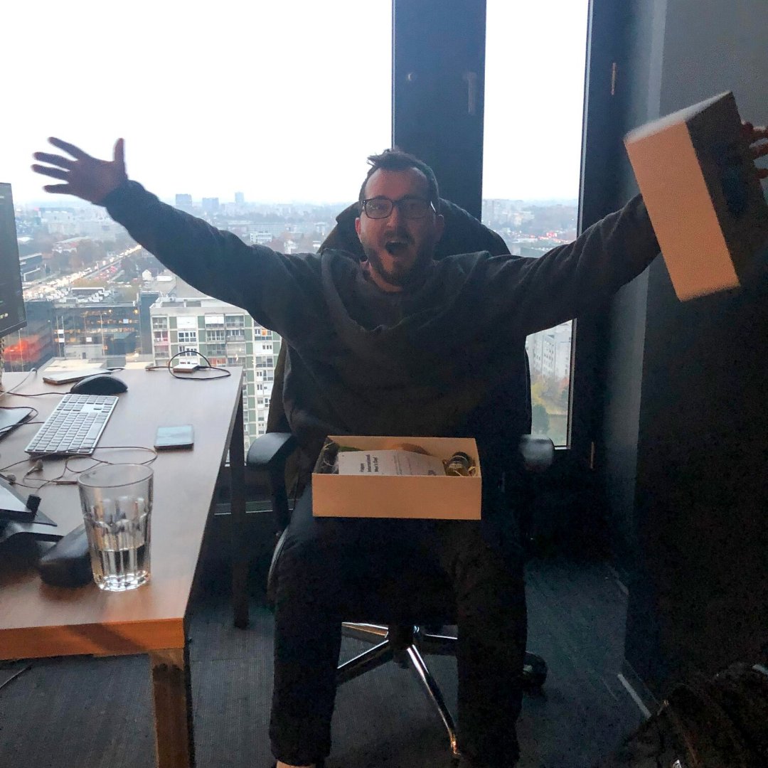 Undabot's tweet photo. Happy International Men's Day! We celebrate all the extraordinary men everywhere 🥳 To show our appreciation we prepared UndaBOX with some fun goodies for the men in our company. How they liked it, see in the pictures below.👇
#InternationalMensDay #InternationalMensDay2021 https://t.co/cGKS55YKKW