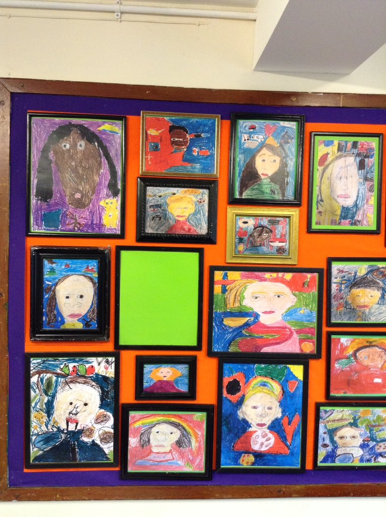 svdp_school's tweet photo. Year 3 Hildegard have been working hard on their self portraits. We have been looking at the work of Frida Kahlo, who influenced our pictures. They are going up in our class gallery to remind us that 'we are all Gods work of art'.
#svdepART #selfportaits #fridakahlo https://t.co/GHbC0P3xBh