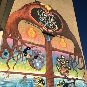 Attention street art lovers - come check out #AdamsMorgan's newest mural tomorrow afternoon, 3pm, at its official opening at Marie Reed! <a href="/AdamsMorganDay/">Adams Morgan Day</a>