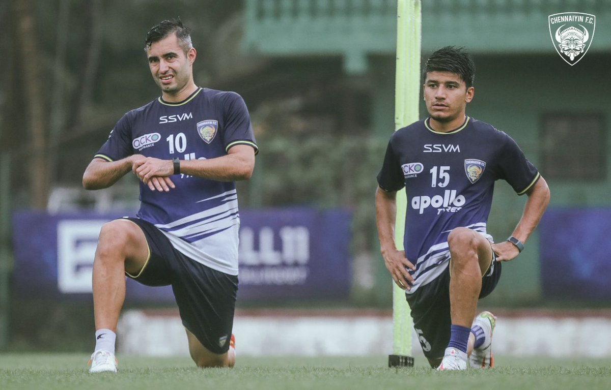 ChennaiyinFC_'s tweet photo. RT ChennaiyinFC "#MasterRafa 🔙 in time 😍
Time for #அதிரடிஆட்டம் 💙
#AllInForChennaiyin #PreSeasonParaak https://t.co/Z077RZvlDW"