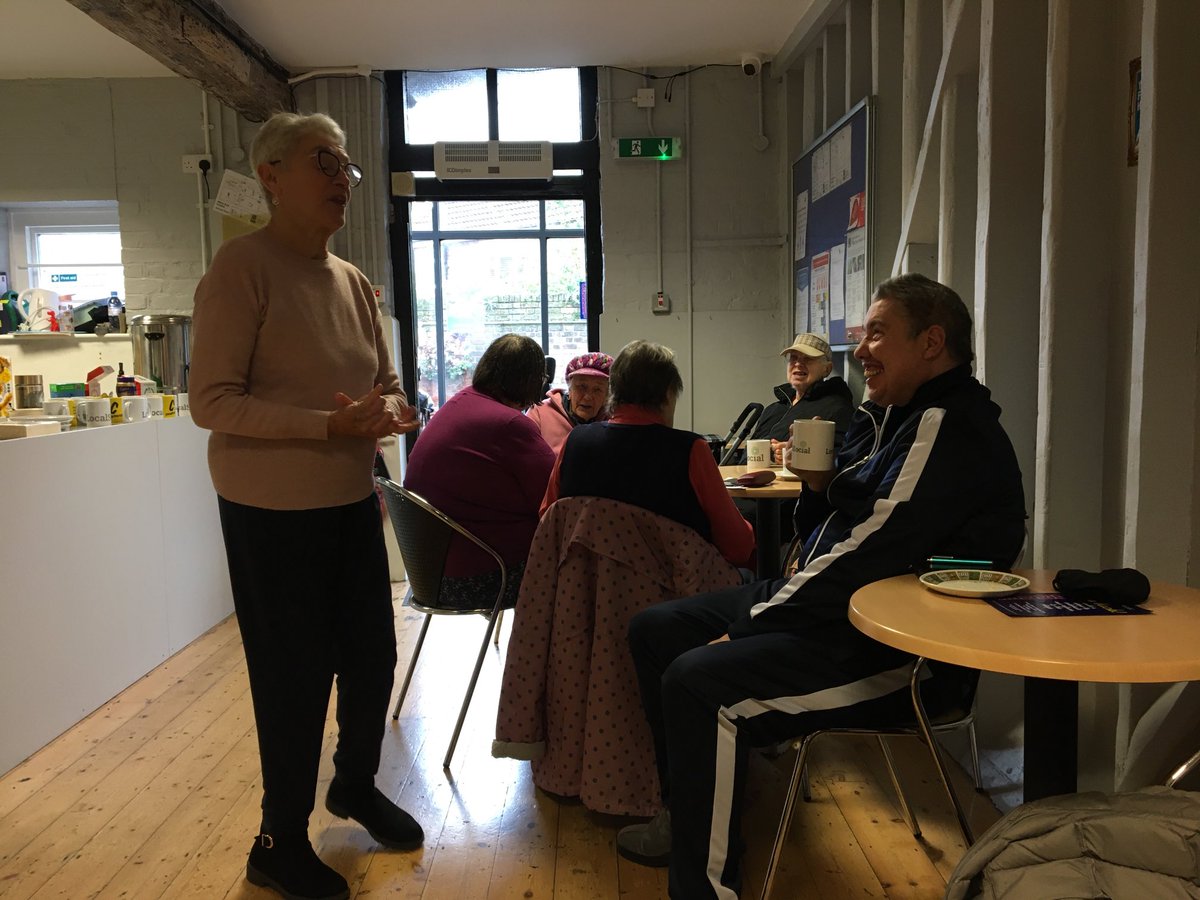 LocalSoc's tweet photo. Small but beautiful gathering @southernmalting Ware Herts this morning. Friendship, connecting & mutual support. #heartsinging @WareTownCouncil @EastHertsCAB @EastHerts @HertsACS @Camerados_org @MeetUpMondays https://t.co/YkbTwy5xrC