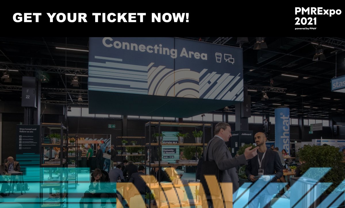 In a few days #PMRExpo 2021 will start at Koelnmesse. Secure your ticket now through our website. The comprehensive hygiene protection concept allows all participants a safe environment, with the focus of on site networking. We look forward to seeing you! pmrexpo.com